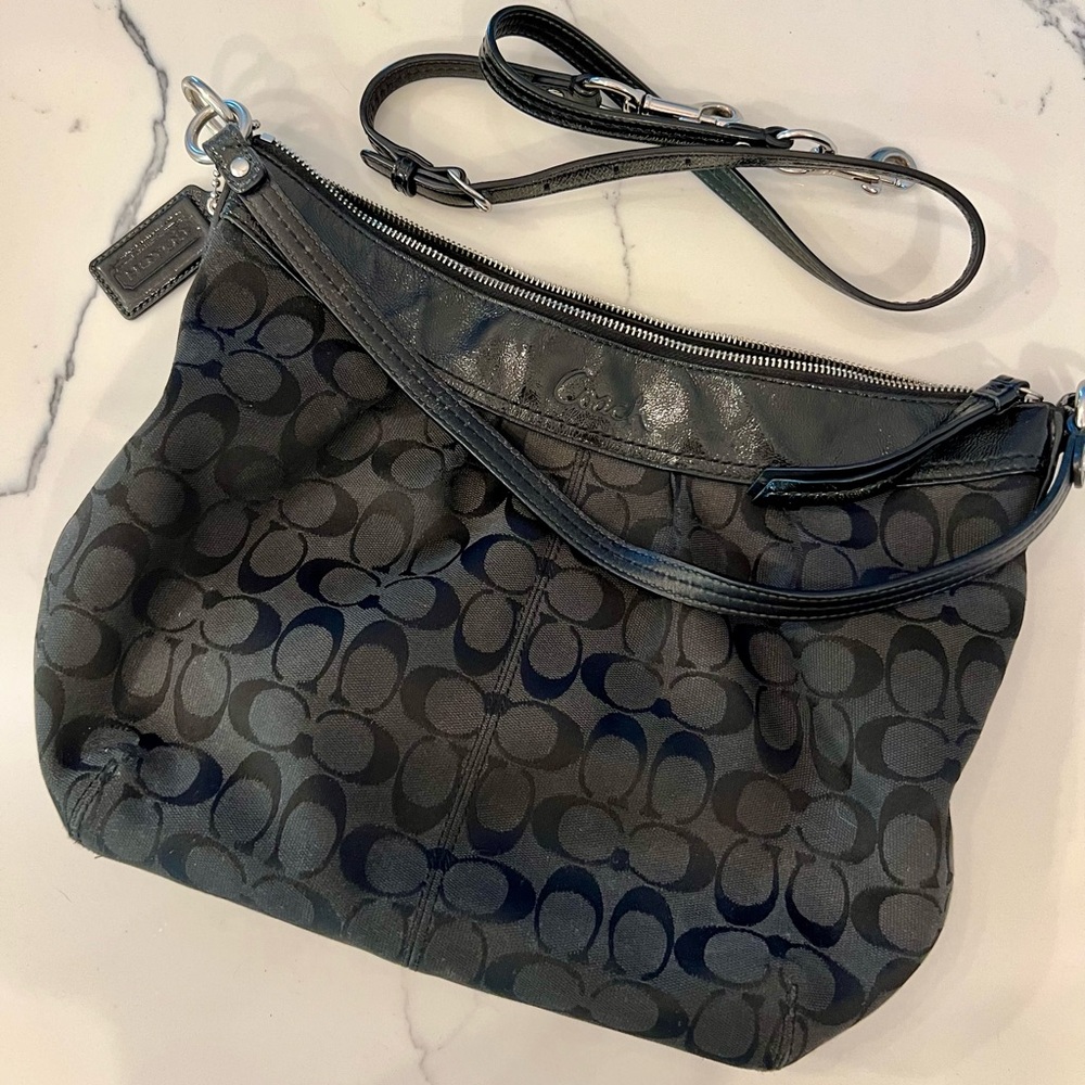 Coach signature crossbody